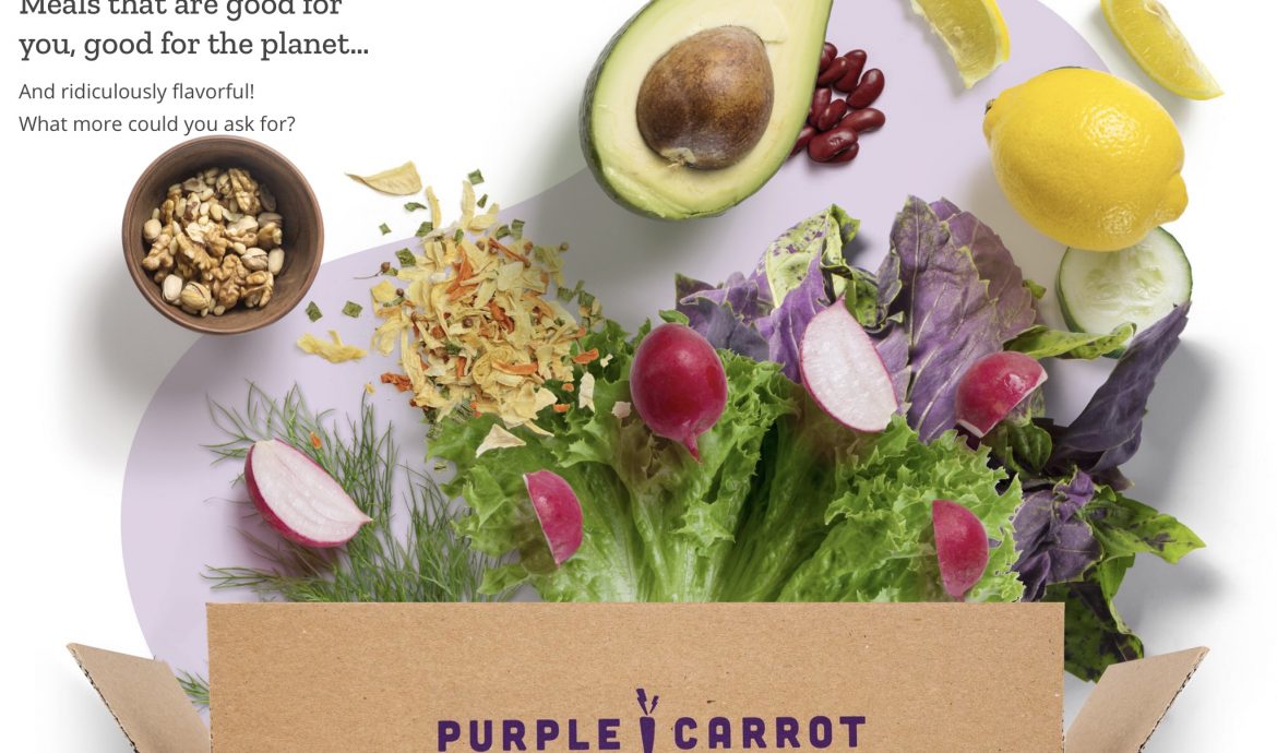 Purple Carrot,  vegan meal kit